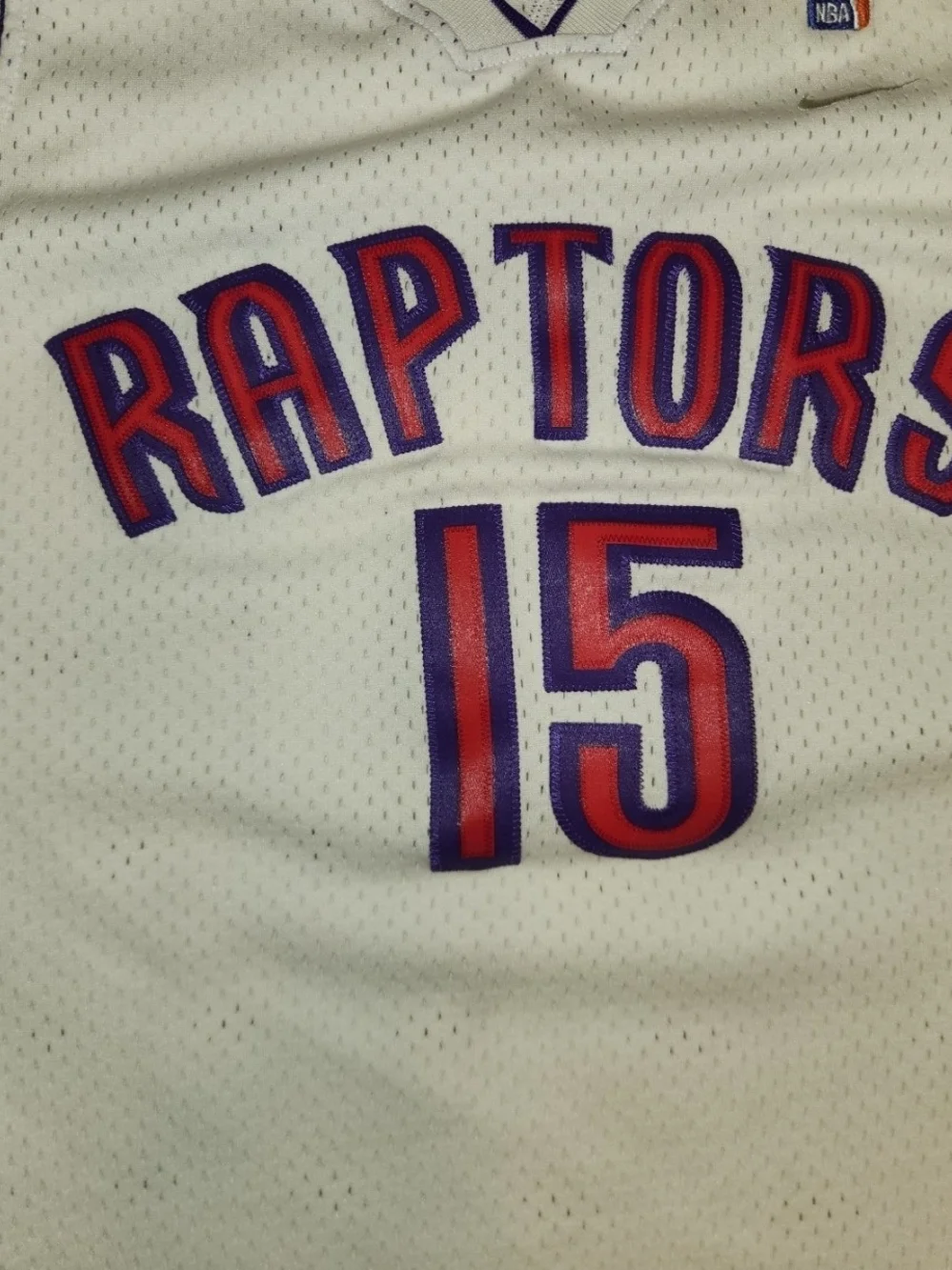 Vince Carter Toronto Raptors Nike Team Apparel Embroidered Jersey Men's Size Lar